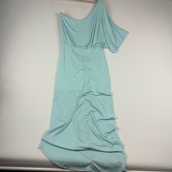 Besson River Women’s Large Elizabeth Off-Shoulder Maxi Dress – Light Blue - Picture 5 of 9